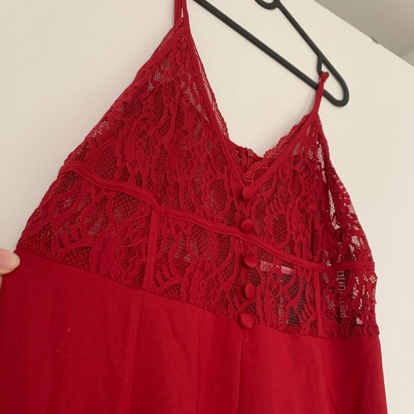 RED ROMPER BUNDLE - Red Romper & Red Jumpsuit - Picture 3 of 8